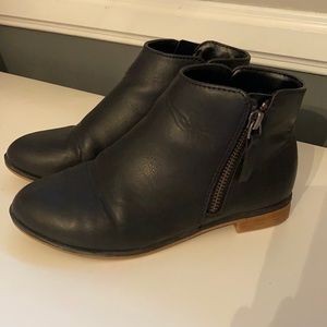 Girls Black Booties